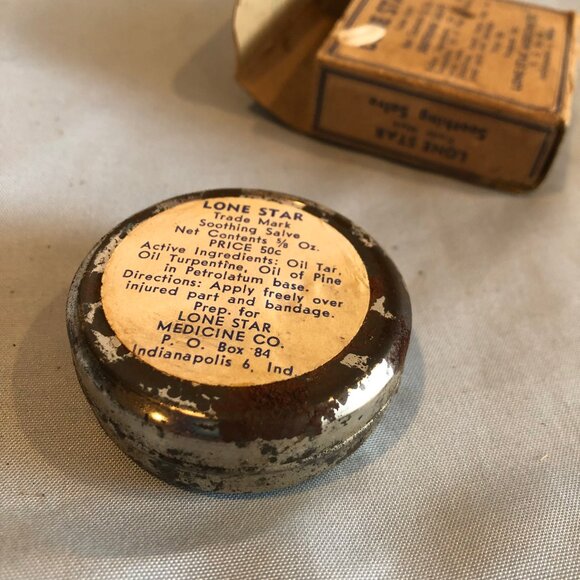 VINTAGE Lone Star Soothing Salve #F17 - Picture 3 of 5
